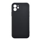 Apple iPhone 12 silikonaktigt TPU skal, Svart