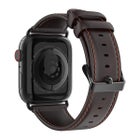 Apple Watch Series 42 / 44 / 45 / 46 / 49 mm Dux Ducis Business Band -armband, M&ouml;rkbrun