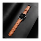 Apple Watch Series 42 / 44 / 45 / 46 / 49 mm Dux Ducis Business Band -armband, Ljusbrun