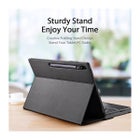Samsung Galaxy Tab S8 Plus / S7 Plus / S7 FE DUX Ducis fodral med tangentbord, Svart
