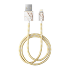 iDeal of Sweden Lightning &ndash; USB-kabel, 1.0m Carrara Gold