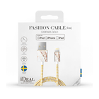 iDeal of Sweden Lightning &ndash; USB-kabel, 1.0m Carrara Gold