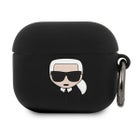 Karl Lagerfeld AirPods 3 (2021) Skal, Svart silikon - Ikonik Karl