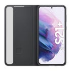 Samsung Galaxy S21+ Smart Clear View Cover -fodral, Svart