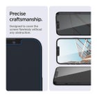 Spigen GLAS.tR Slim iPhone 13 / 13 Pro / 14 / 16e / 17e sk&auml;rmskydd, Sekretessfilter