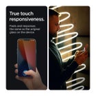 Spigen GLAS.tR Slim iPhone 13 / 13 Pro / 14 / 16e / 17e sk&auml;rmskydd, Sekretessfilter