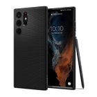 Spigen Liquid Air Samsung Galaxy S22 Ultra skal, Svart