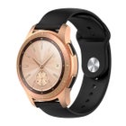 Silikonarmband med stiftsp&auml;nne (22 mm) f&ouml;r Huawei/Honor smartklocka, Svart