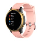 Pr&auml;glat silikonarmband 20 mm f&ouml;r Garmin / Huawei smartklocka, Rosa