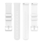 Silikonarmband (22 mm) f&ouml;r Garmin smartklocka, Vit