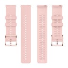Silikonarmband (22 mm) f&ouml;r Polar smartklocka, Rosa