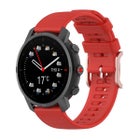Silikonarmband (22 mm) f&ouml;r Polar smartklocka, R&ouml;d