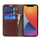 Apple iPhone 13 Pro Pl&aring;nboksfodral, l&auml;der i flera f&auml;rgalternativ