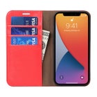 Apple iPhone 13 Pro Pl&aring;nboksfodral, l&auml;der i flera f&auml;rgalternativ
