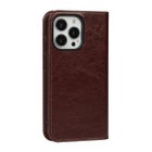 Apple iPhone 13 Pro Pl&aring;nboksfodral, l&auml;der i flera f&auml;rgalternativ