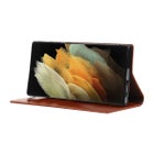 Samsung Galaxy S22 Ultra Pl&aring;nboksfodral, l&auml;der i flera f&auml;rgalternativ