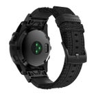 QuickFit nylonarmband (26 mm) f&ouml;r Garmin smartklocka, Svart