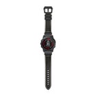 QuickFit l&auml;derarmband (22 mm) f&ouml;r Garmin smartklocka, Svart