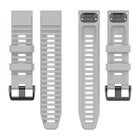 QuickFit silikonarmband (22 mm) f&ouml;r Garmin smartklocka, Gr&aring;