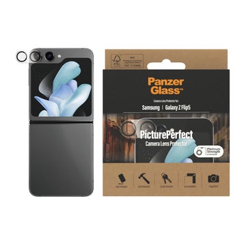 PanzerGlass Galaxy Z Flip5 5G linsskydd, F&ouml;r bakre kamerorna