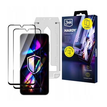 3MK Galaxy A26 5G, Hardy Hardura -sk&auml;rmskydd med bricka, klar