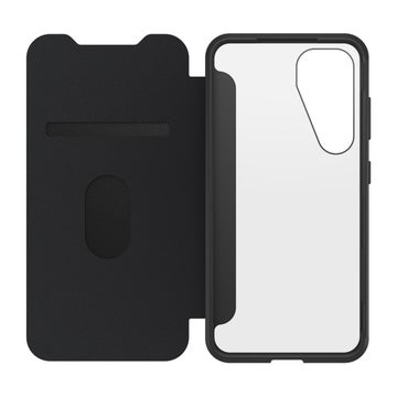 Otterbox React Folio Galaxy S25 5G fodral, Svart/transparent