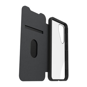 Otterbox React Folio Galaxy S25 5G fodral, Svart/transparent