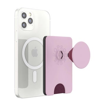 PopSockets MagSafe PopWallet+ med PopGrip, Blush Pink