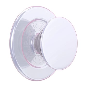 PopSockets PopGrip MagSafe avtagbart grip med st&auml;llfunktion, magnetic, iridescent white