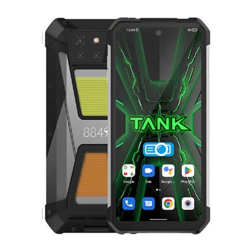 Unihertz Tank 3S 5G smartphone, Svart/gr&aring;
