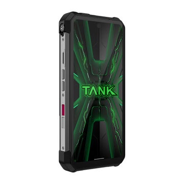 Unihertz Tank 3S 5G smartphone, Svart/gr&aring;