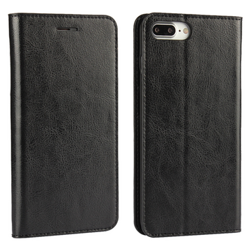 Apple iPhone 7 Plus / 8 Plus Plånboksfodral, läder i flera färgalternativ