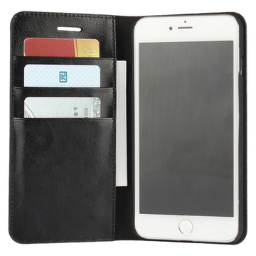 Apple iPhone 7 Plus / 8 Plus Plånboksfodral, läder i flera färgalternativ