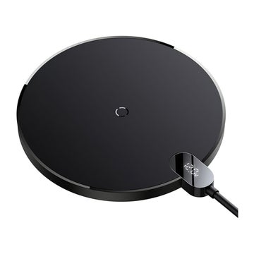 Baseus Gen2 15W 1.67A tr&aring;dl&ouml;s laddare med digital display, Svart
