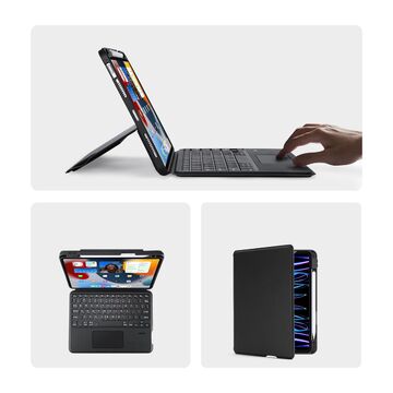 iPad Pro 11" / Air 10,9" (2020/2022) Dux Ducis DK-Series, fodral med tangentbord, Svart
