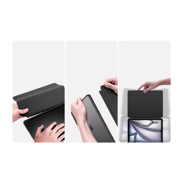 iPad Air 13" (2024 / 2025) Dux Ducis Magi fodral, Svart