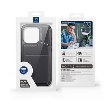 Dux Ducis Rafi II Series iPhone 16 Pro Max MagSafe skal, Svart