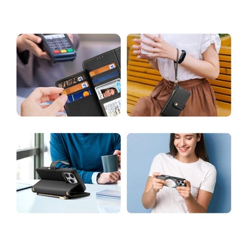 Dux Ducis Lawa iPhone 16 Pro Max fodral, Svart