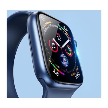 Dux Ducis PMMA Series Apple Watch 10 / Watch 11 (42 mm) skyddsfilm, Svarta kanter (2-pack)