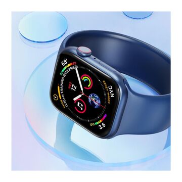 Dux Ducis PMMA Series Apple Watch 10 / Watch 11 (42 mm) skyddsfilm, Svarta kanter (2-pack)