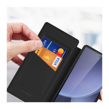 Dux Ducis MagSafe Skin-X Pro Galaxy S25 Ultra 5G fodral, med st&auml;ll, svart