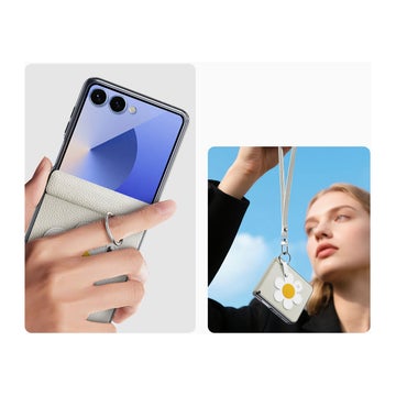 Dux Ducis Galaxy Z Flip7 5G Luvy skal, Starlight Daisy