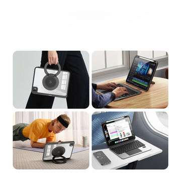 iPad Pro 11" Dux Ducis VK-Series, fodral med tangentbord, Svart