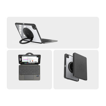 iPad Pro 11" Dux Ducis VK-Series, fodral med tangentbord, Svart