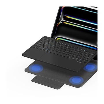 Dux Ducis YK Series iPad Pro 13" fodral med tangentboard, Svart