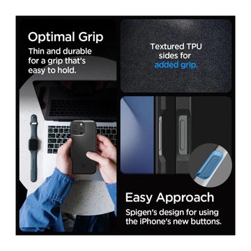 Spigen Core Armor iPhone 16 Pro Max skal, Svart