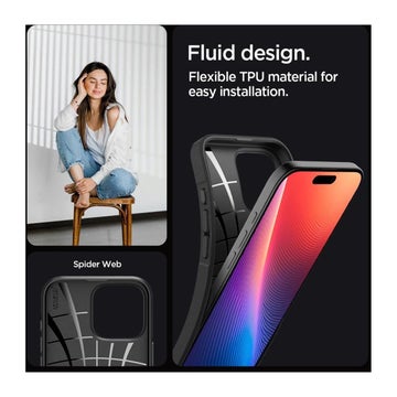 Spigen Core Armor iPhone 16 Pro Max skal, Svart