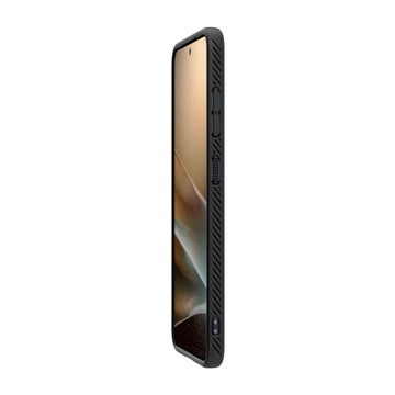 Spigen Liquid Air Galaxy S25 5G skal, Svart
