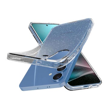 Spigen Liquid Crystal Galaxy S25 5G mjukt skal, Glitter Crystal