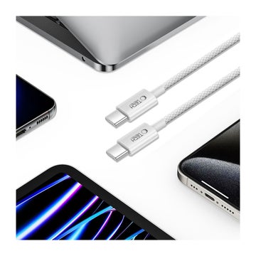 Tech-Protect Ultraboost Lite PD60W/3A USB-C kabel, 100 cm gr&aring;